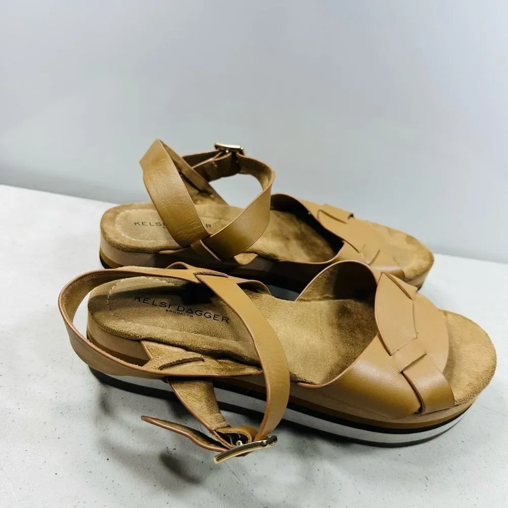 KELSI DAGGER BROOKLYN  Breeze Platform Sandals size 8